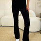 High Waist Wide Waistband Bootcut Active Pants