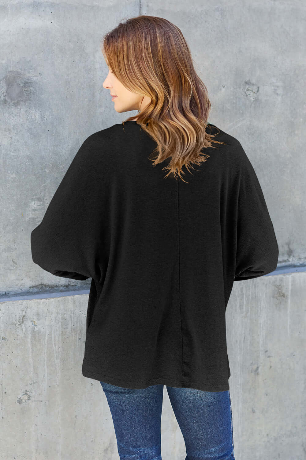 DOUBLE TAKE Full Size Round Neck Long Sleeve T-Shirt at Bella Road