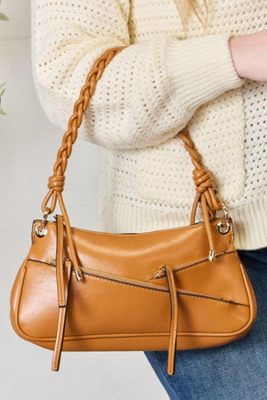 SHOMICO Braided Strap Shoulder Bag at Bella Road