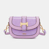 Nicole Lee USA Croc Embossed Crossbody Bag - Lavender