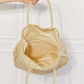 JUSTIN TAYLOR Beach Date Straw Rattan Handbag in Ivory at Bella Road