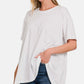 ZENANA Round Neck Short Sleeve T-Shirt at Bella Road