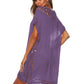 BELLA ROAD Cutout V-Neck Short Sleeve Cover-Up at Bella Road