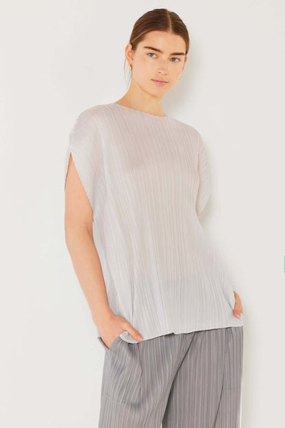 MARINA WEST SWIM Rib Pleated Oversized Dolman Sleeve Top at Bella Road