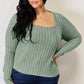 Ribbed Long Sleeve T-Shirt