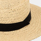 FAME Straw Braided Pork Pie Hat at Bella Road