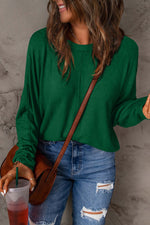 DOUBLE TAKE Full Size Round Neck Long Sleeve T-Shirt at Bella Road