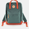 Himawari Waterproof Canvas Backpack Bag with Side Pockets - Teal