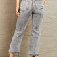 BAYEAS Acid Wash Distressed Straight Jeans at Bella Road