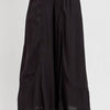 RISEN Shirring Detail Wide Leg Pants - Black