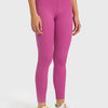 Millennia High Waist Ankle-Length Yoga Leggings - Rose