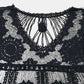 Lace Round Neck Cover-Up