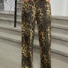 Leopard Jeans with Pockets - Leopard