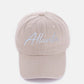 Washed ATLANTA Embroidered Baseball Cap