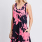 HEIMISH Full Size Floral V-Neck Tank Dress with Pockets at Bella Road