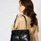 SHOMICO PU Leather Chain Handbag at Bella Road