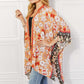 JUSTIN TAYLOR Peachy Keen Cover-Up Kimono at Bella Road