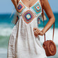 Cutout V-Neck Cover-Up Dress