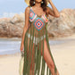 BELLA ROAD Fringe Spaghetti Strap Cover-Up at Bella Road