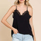 CULTURE CODE Lace Detail Spaghetti Strap Cami at Bella Road