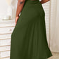 DOUBLE TAKE Full Size Soft Rayon Drawstring Waist Maxi Skirt Rayon at Bella Road