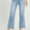 RISEN Full Size High Rise Straight Jeans - Light