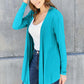 Open Front Long Sleeve Cardigan