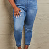 Judy Blue Janavie Full Size High Waisted Pull On Skinny Jeans - Medium