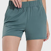 Millennia Elastic Waist Active Shorts - Turquoise