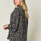 DOUBLE TAKE Full Size Leopard Long Sleeve Blouse at Bella Road