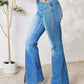 BAYEAS Slit Flare Jeans at Bella Road