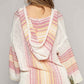 POL Striped Hooded Long Sleeve Sweater at Bella Road