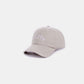 SALTY embroidered vintage washed baseball cap in beige with a worn-in look for casual style