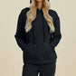 Basic Bae Air Scuba Drawstring Long Sleeve Hoodie with Kangaroo Pocket