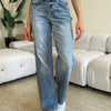 Judy Blue High Waist Straight Jeans - Light