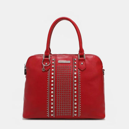 NICOLE LEE USA Studded Decor Handbag at Bella Road