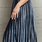 NINEXIS Accordion Pleated Flowy Midi Skirt at Bella Road