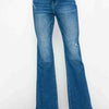 bytos Full Size High Rise Bootcut Jeans with Pockets - Medium