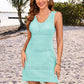 BELLA ROAD Openwork Wide Strap Cover-Up Dress at Bella Road