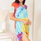 DOUBLE TAKE Tie-Dye V-Neck Twisted Dress at Bella Road