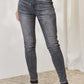 JUDY BLUE Full Size High Waist Tummy Control Release Hem Skinny Jeans at Bella Road