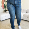 Judy Blue High Waist Skinny Jeans - Dark