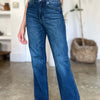 Judy Blue Tummy Control Straight Jeans - Dark