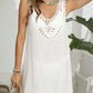 BELLA ROAD Tassel Scoop Neck Wide Strap Cover-Up at Bella Road