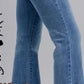 Judy Blue Full Size Raw Hem High Rise Bootcut Jeans