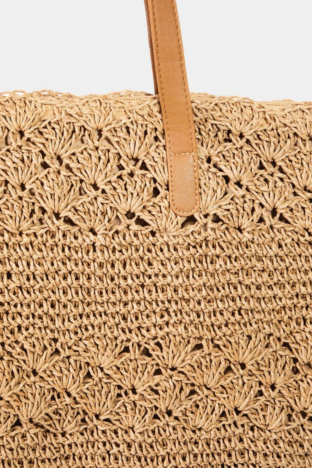 FAME Straw Braided Tote Bag at Bella Road