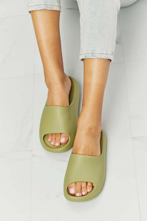 NOOK JOI 'In My Comfort Zone' Slides in Mist Green at Bella Road